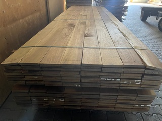 Ca. 72x Guyana Ipé Country Garde Planken Geschaafd, 18x140mm, lengte 4